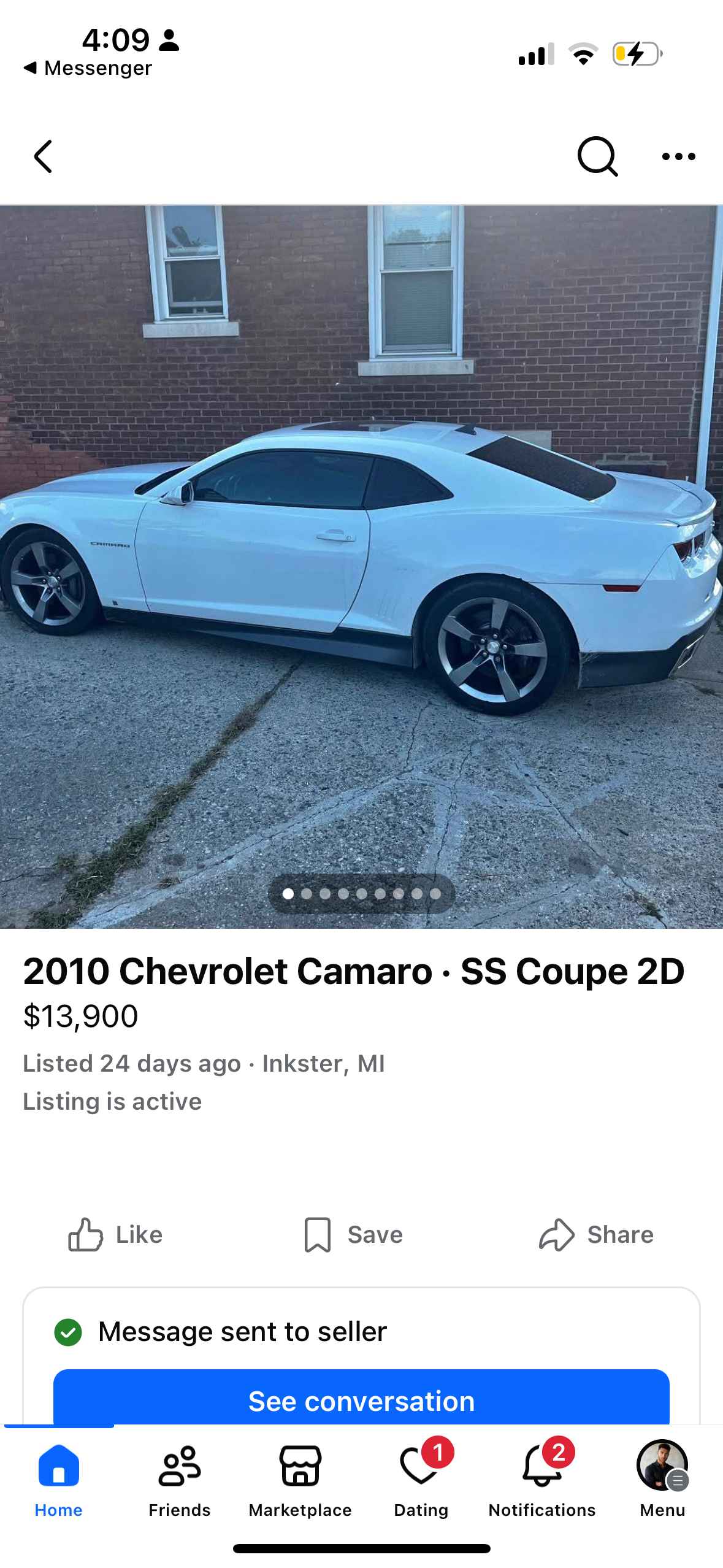 2010 Chevrolet Camaro SS
